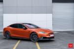 Tesla Model S on Vossen Wheels (HF-2) 2019 года
